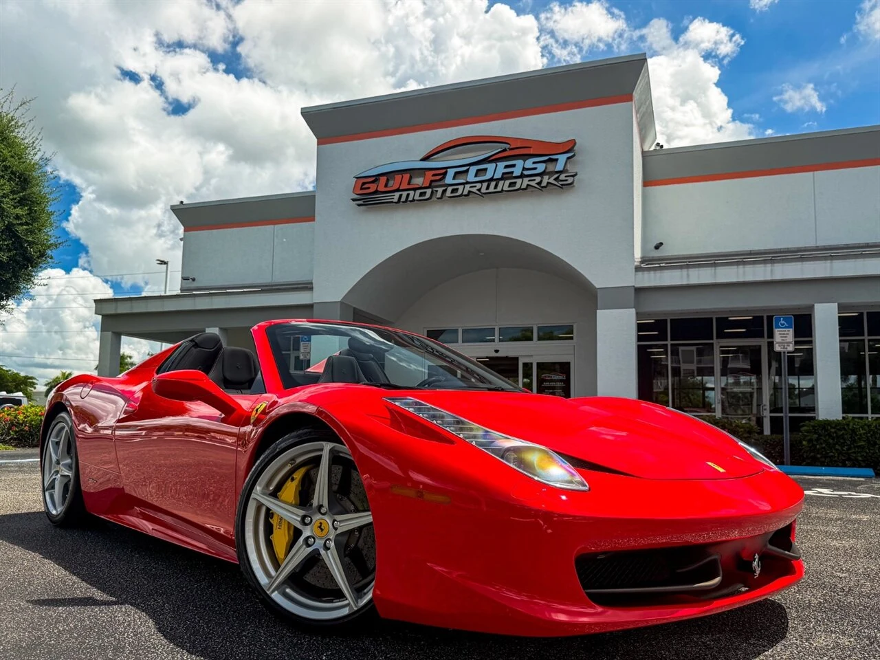 Ferrari 458 Spider · Rosso Scuderia · Gulf Coast Motorworks