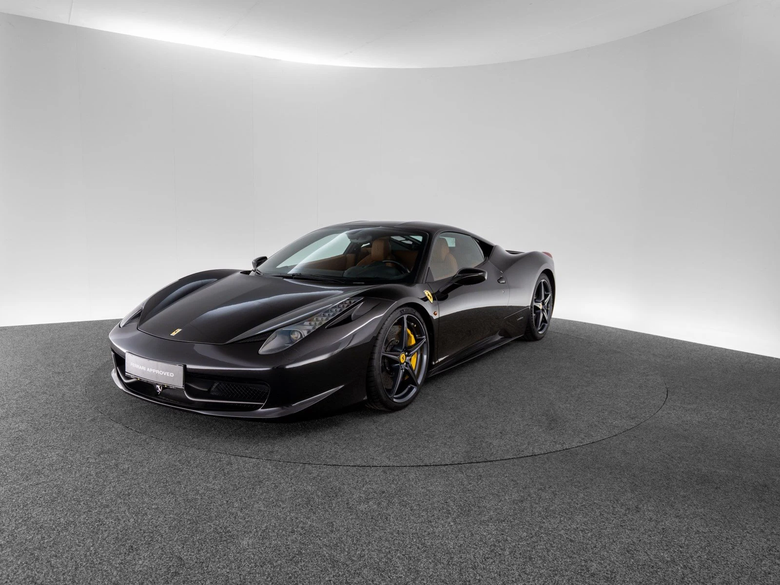 Ferrari 458 Italia, full-car front three-quarter view.
