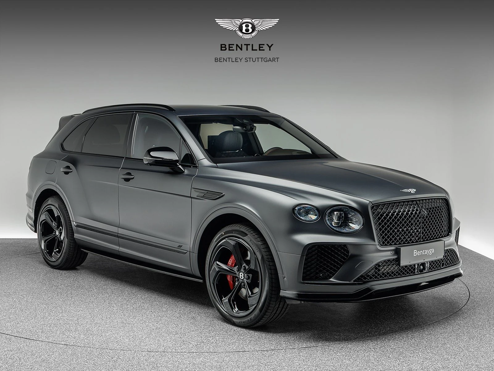 Bentley Bentayga S, full-car front three-quarter view.