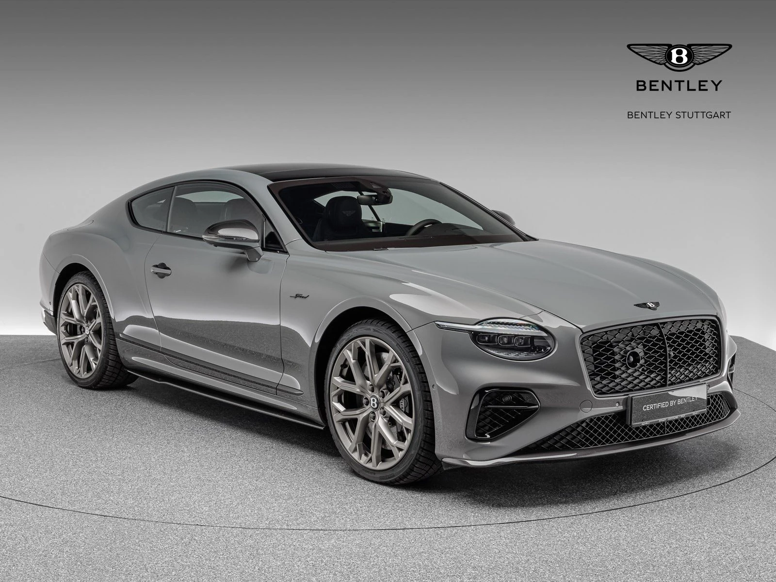 Bentley Continental GT Speed, full-car front three-quarter view.