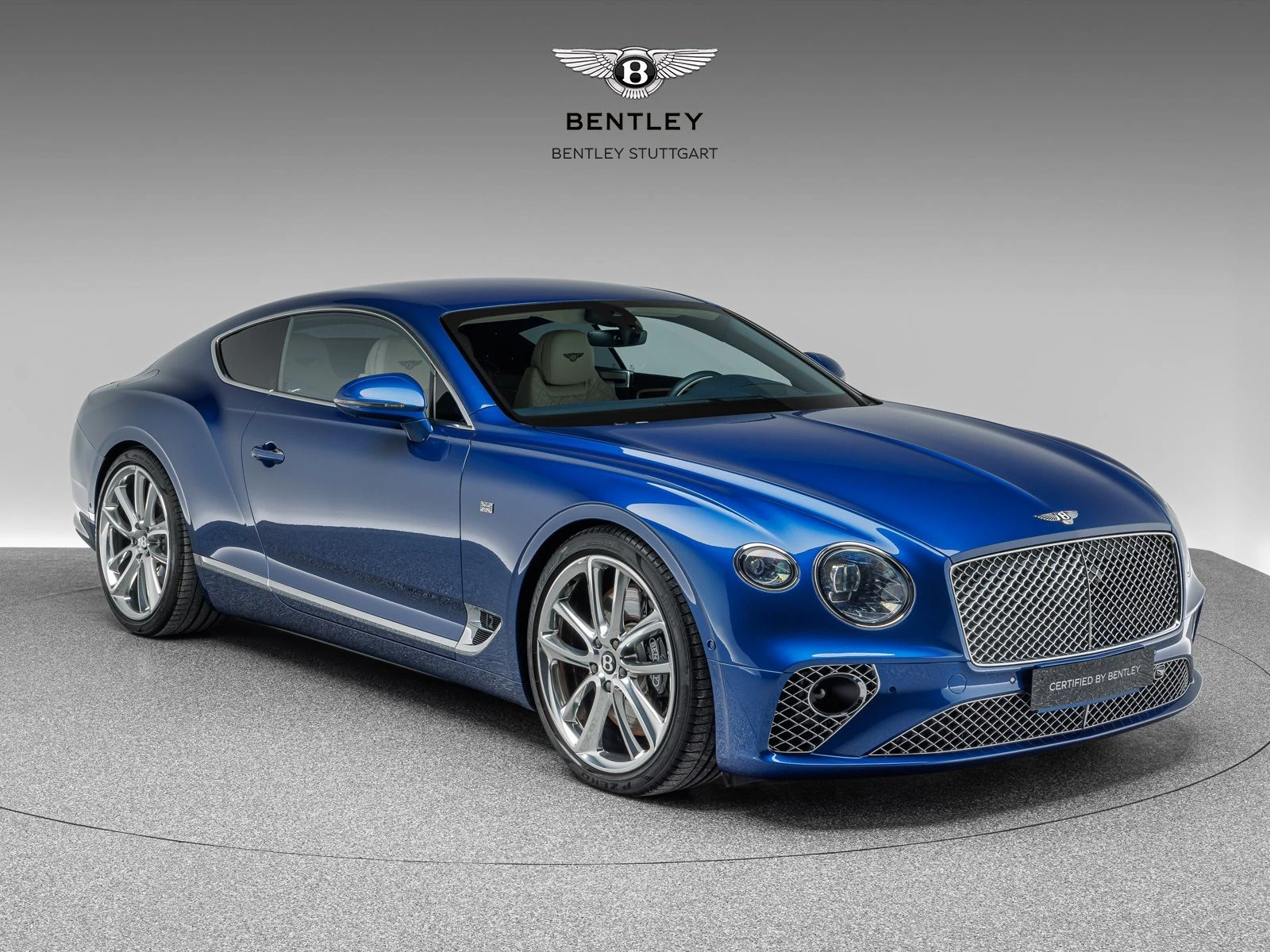 Bentley Continental GT W12, full-car front three-quarter view.