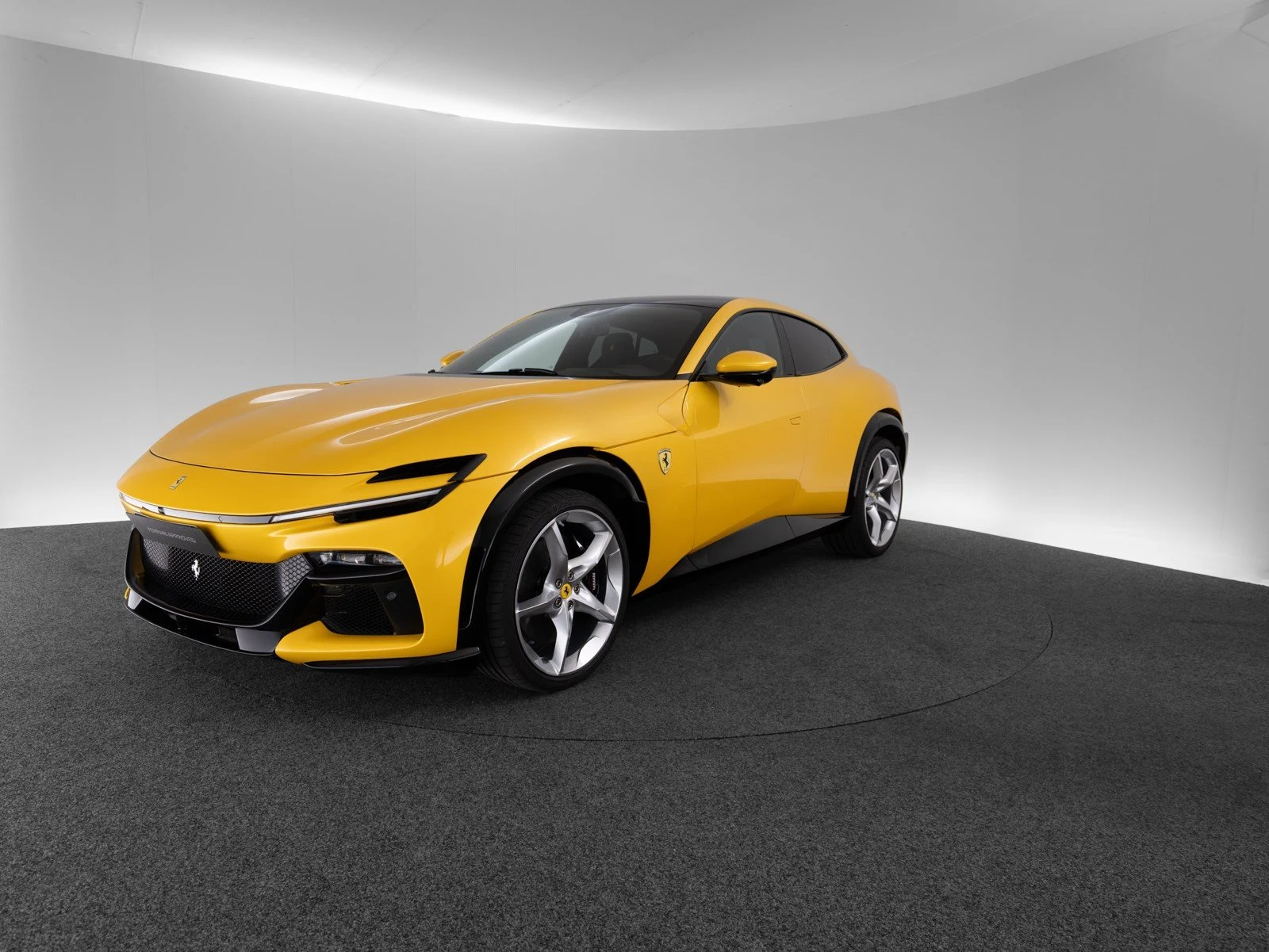 Ferrari Purosangue, full-car front three-quarter view.