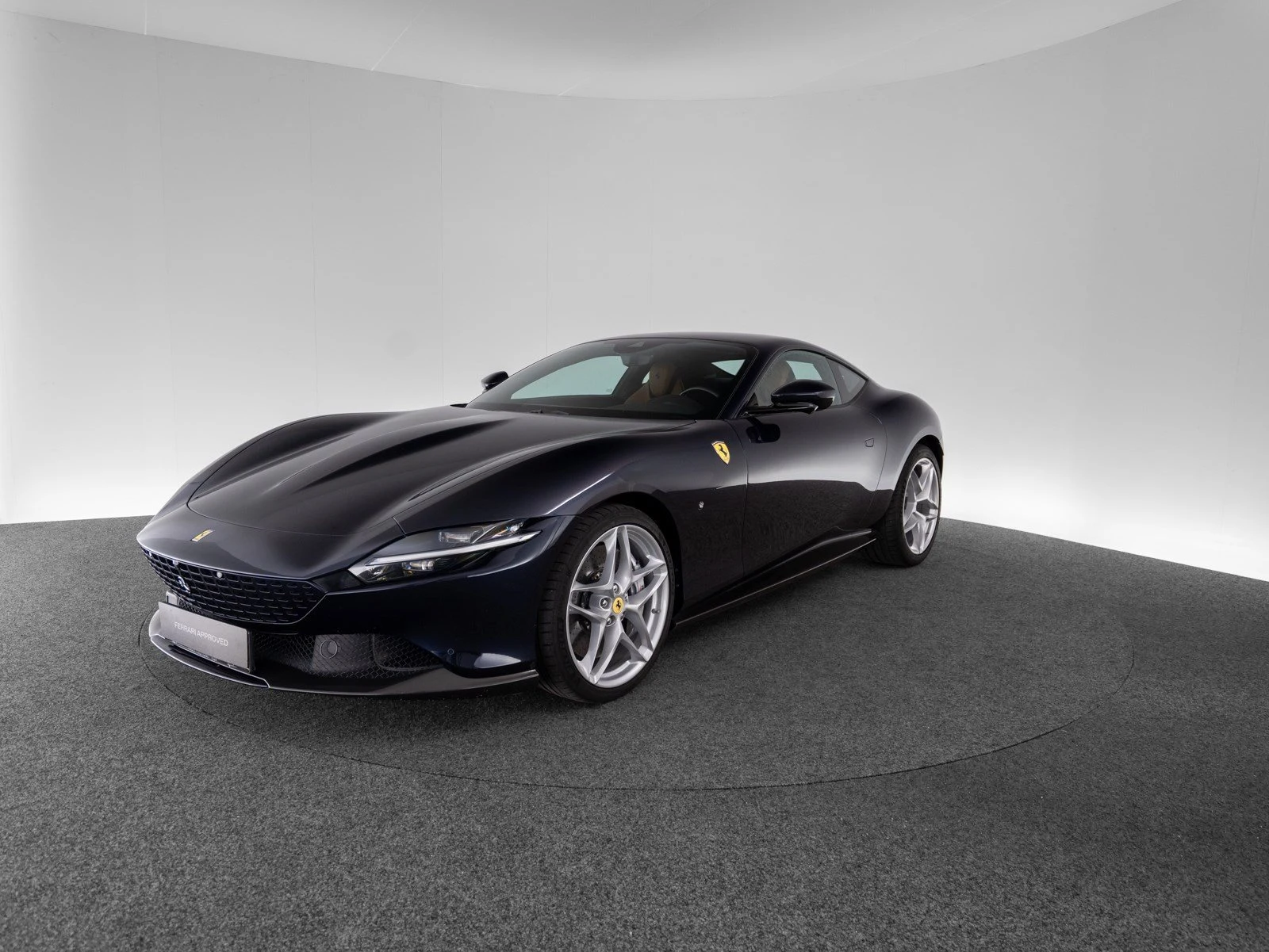 Ferrari Roma, full-car front three-quarter view.