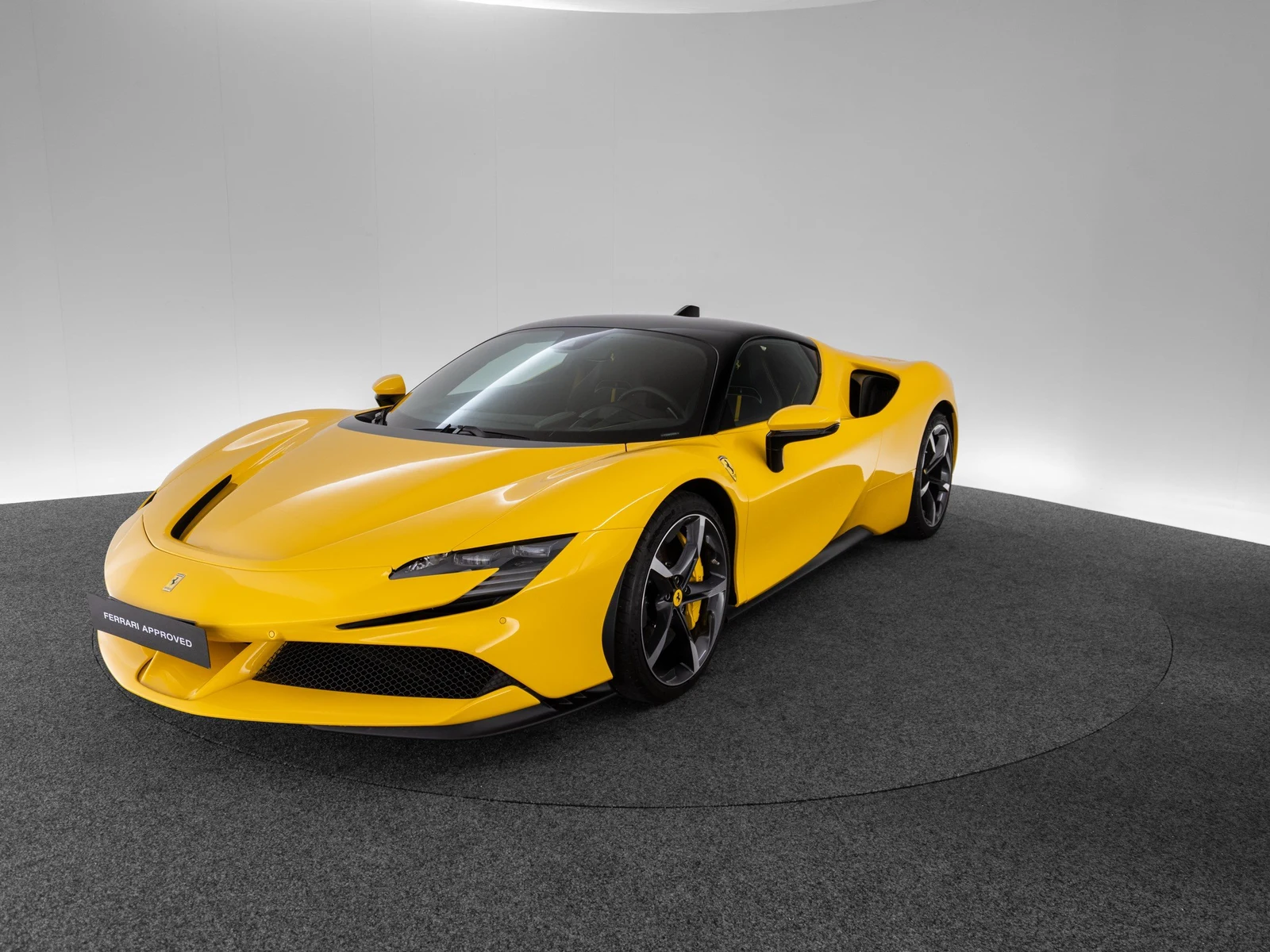 Ferrari SF90 Stradale, full-car front three-quarter view.