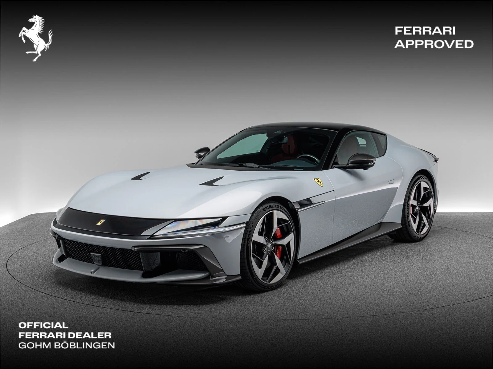 Ferrari 12Cilindri, full-car front three-quarter view.