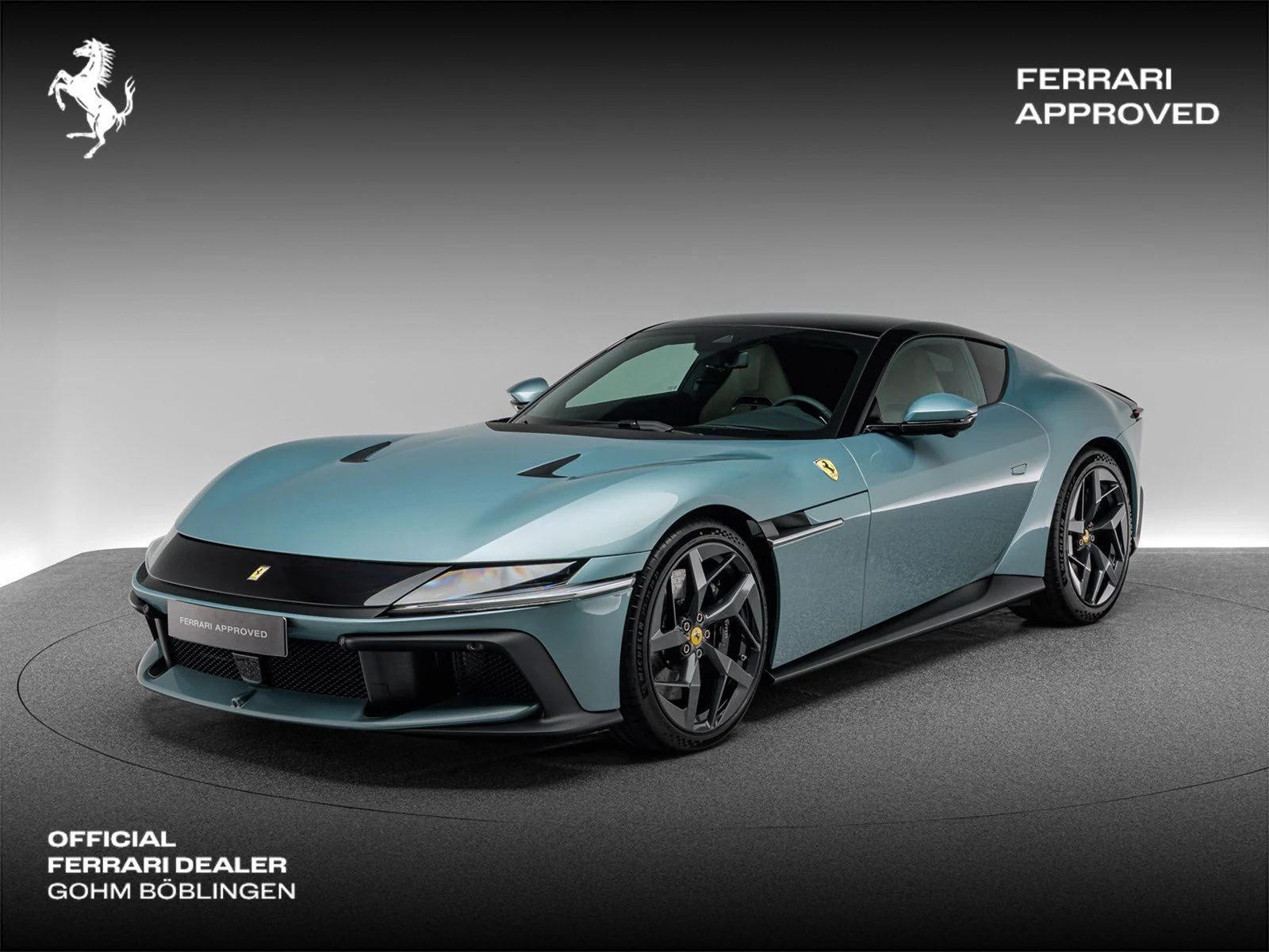 Ferrari 12Cilindri, full-car front three-quarter view.