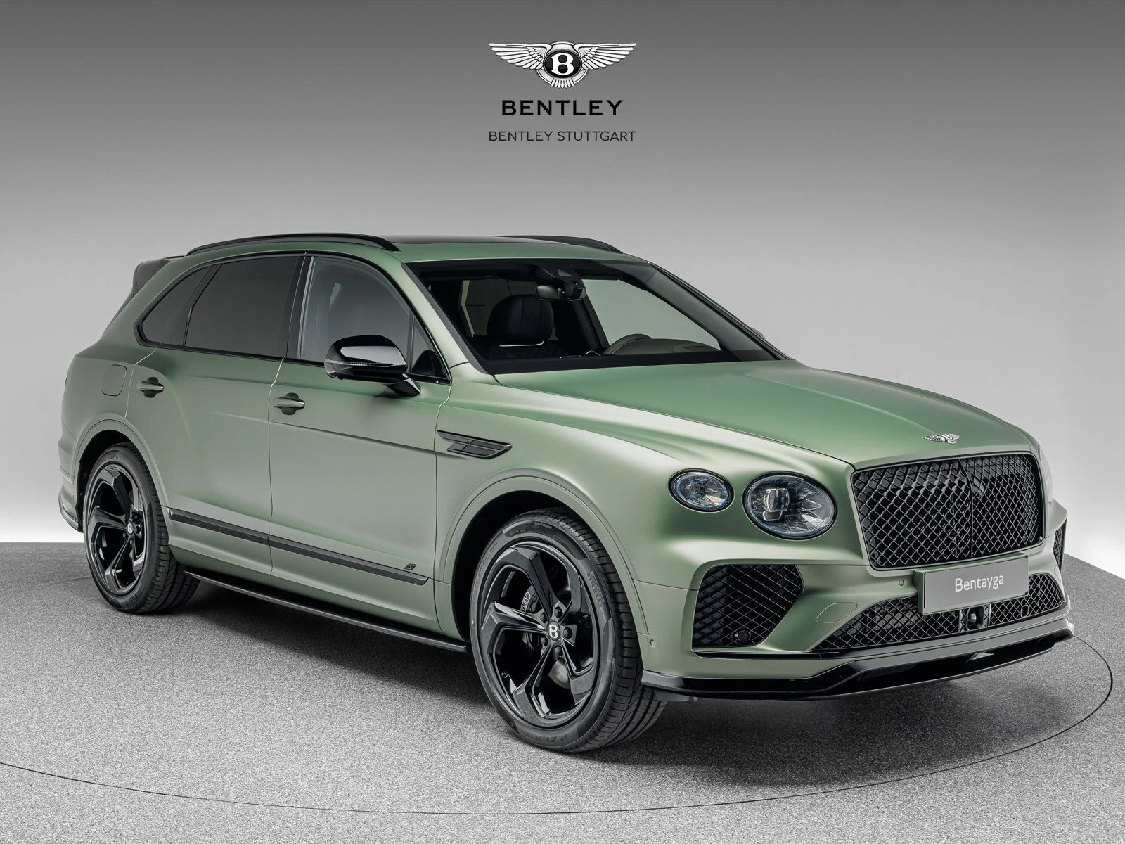 Bentley Bentayga S, full-car front three-quarter view.