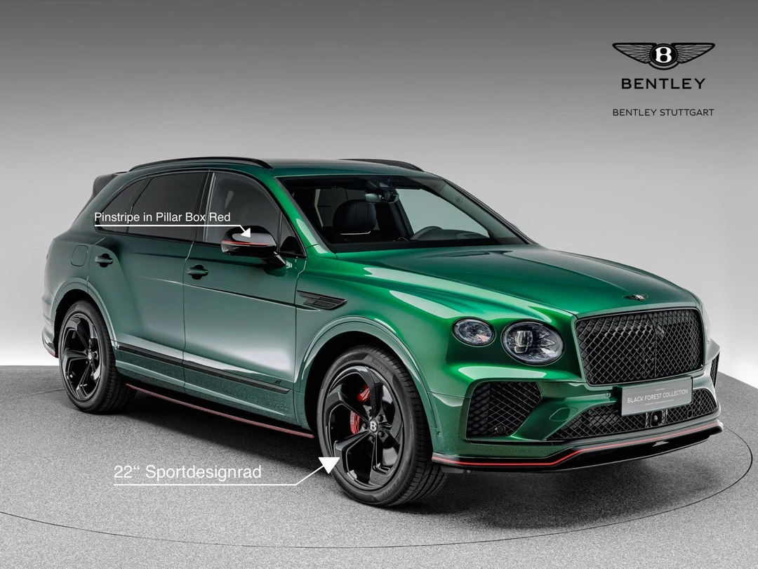 Bentley Bentayga S, full-car front three-quarter view.