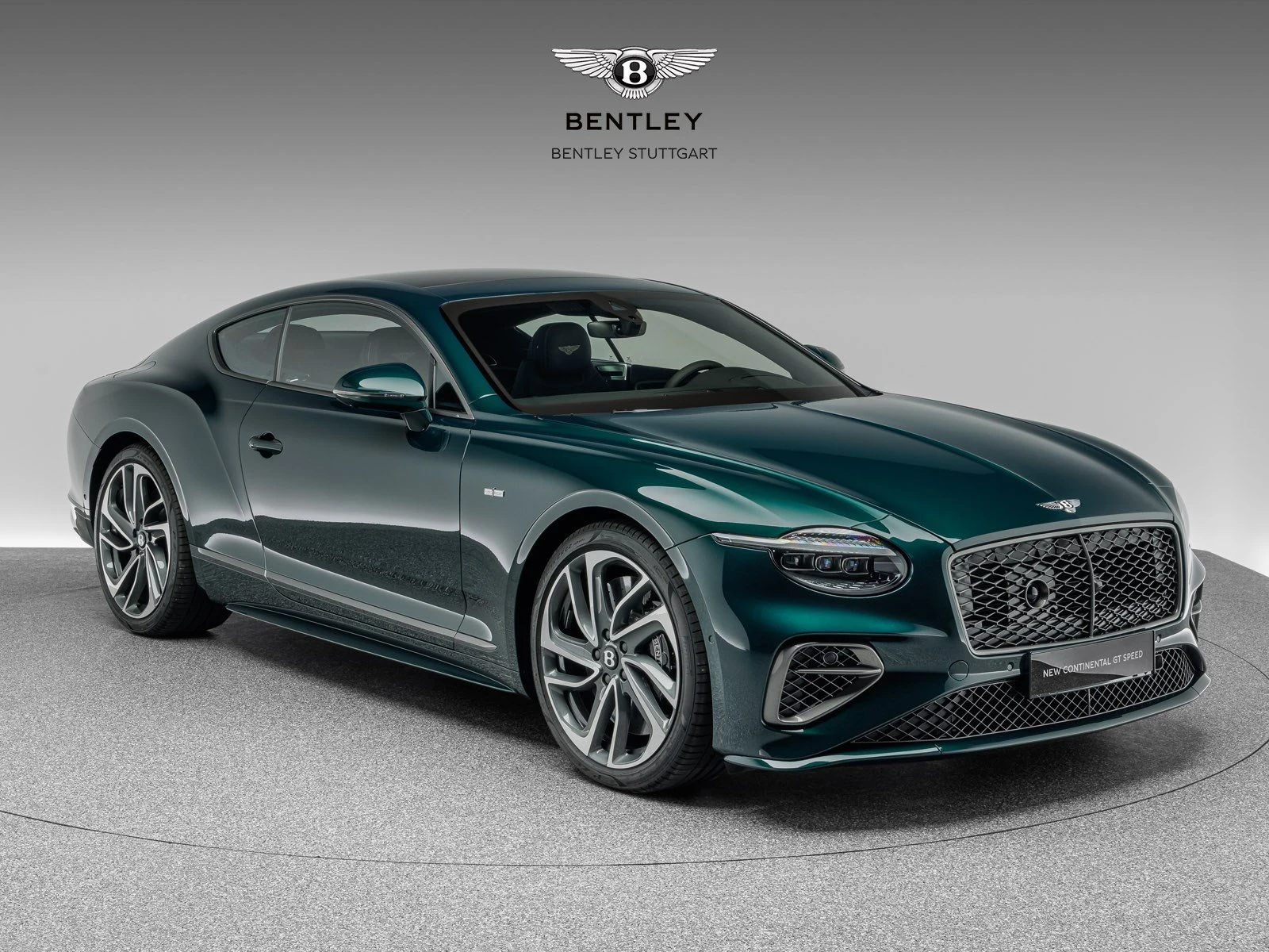 Bentley Continental GT Speed, full-car front three-quarter view.