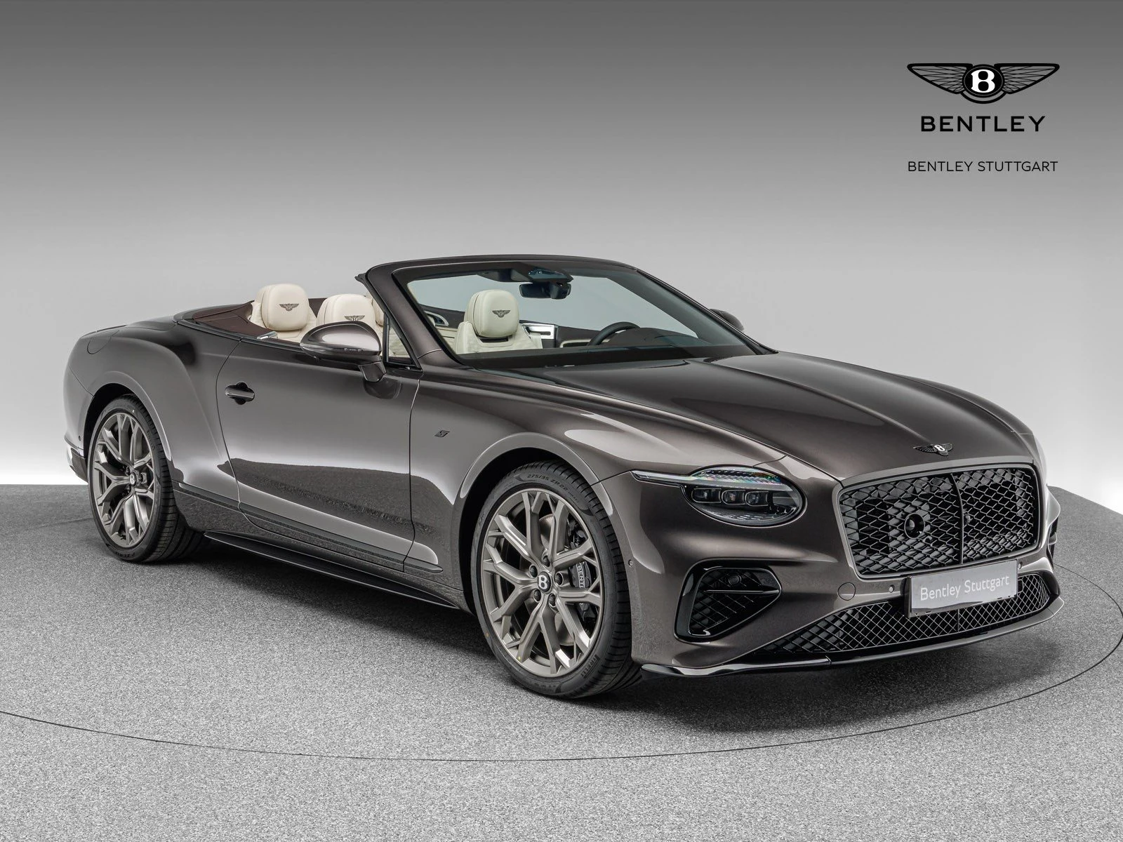 Bentley Continental GTC S, full-car front three-quarter view.
