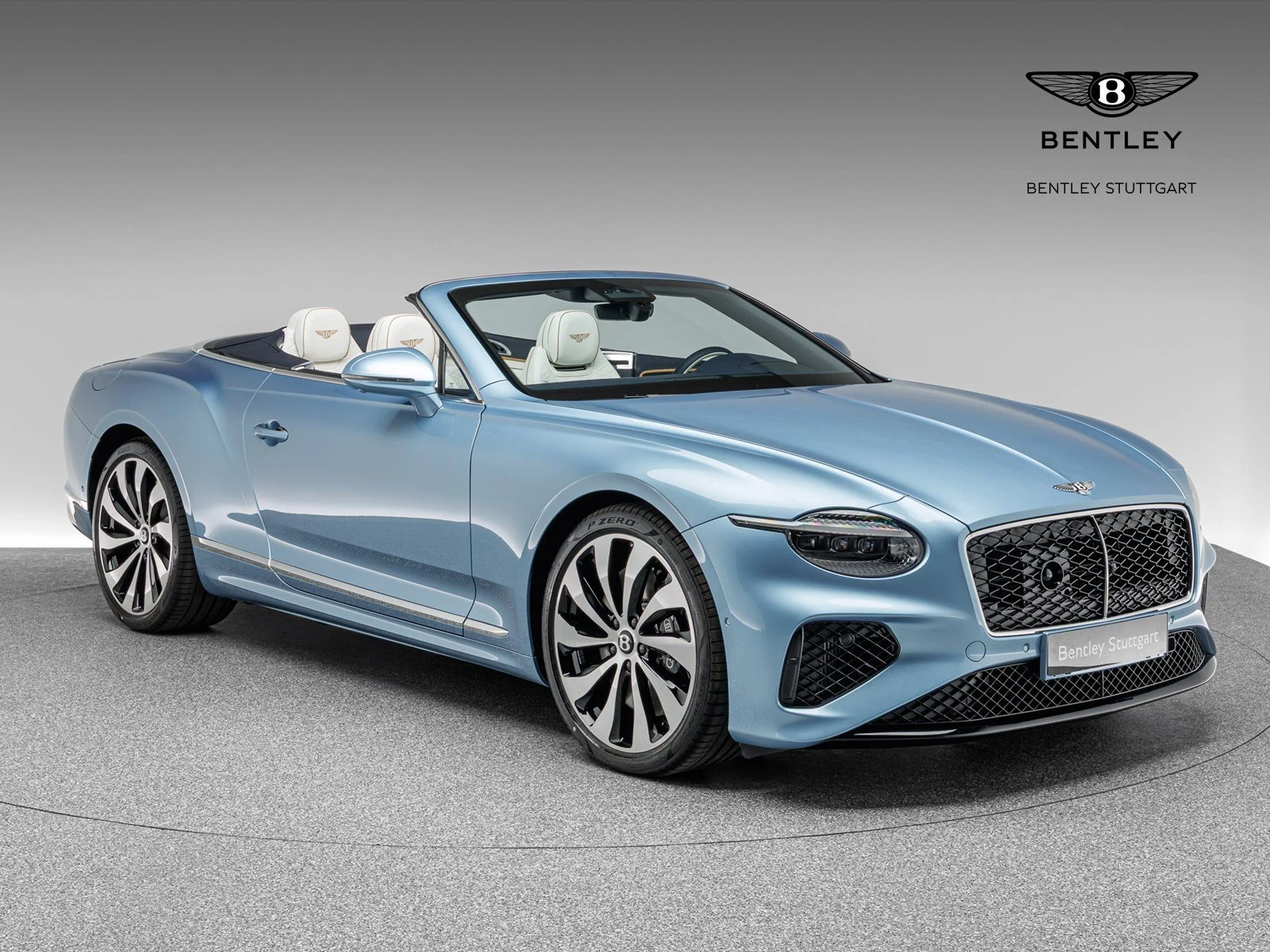 Bentley Continental GTC, full-car front three-quarter view.