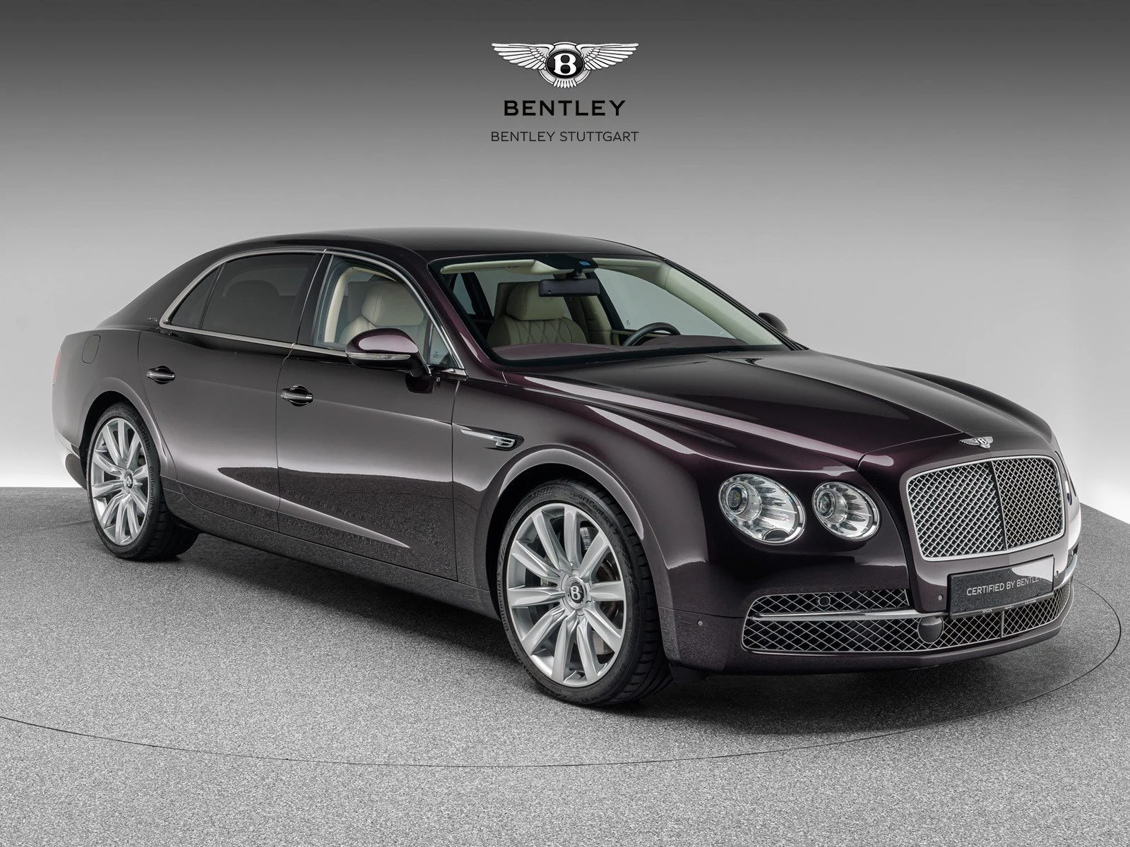 Bentley Flying Spur W12, full-car front three-quarter view.