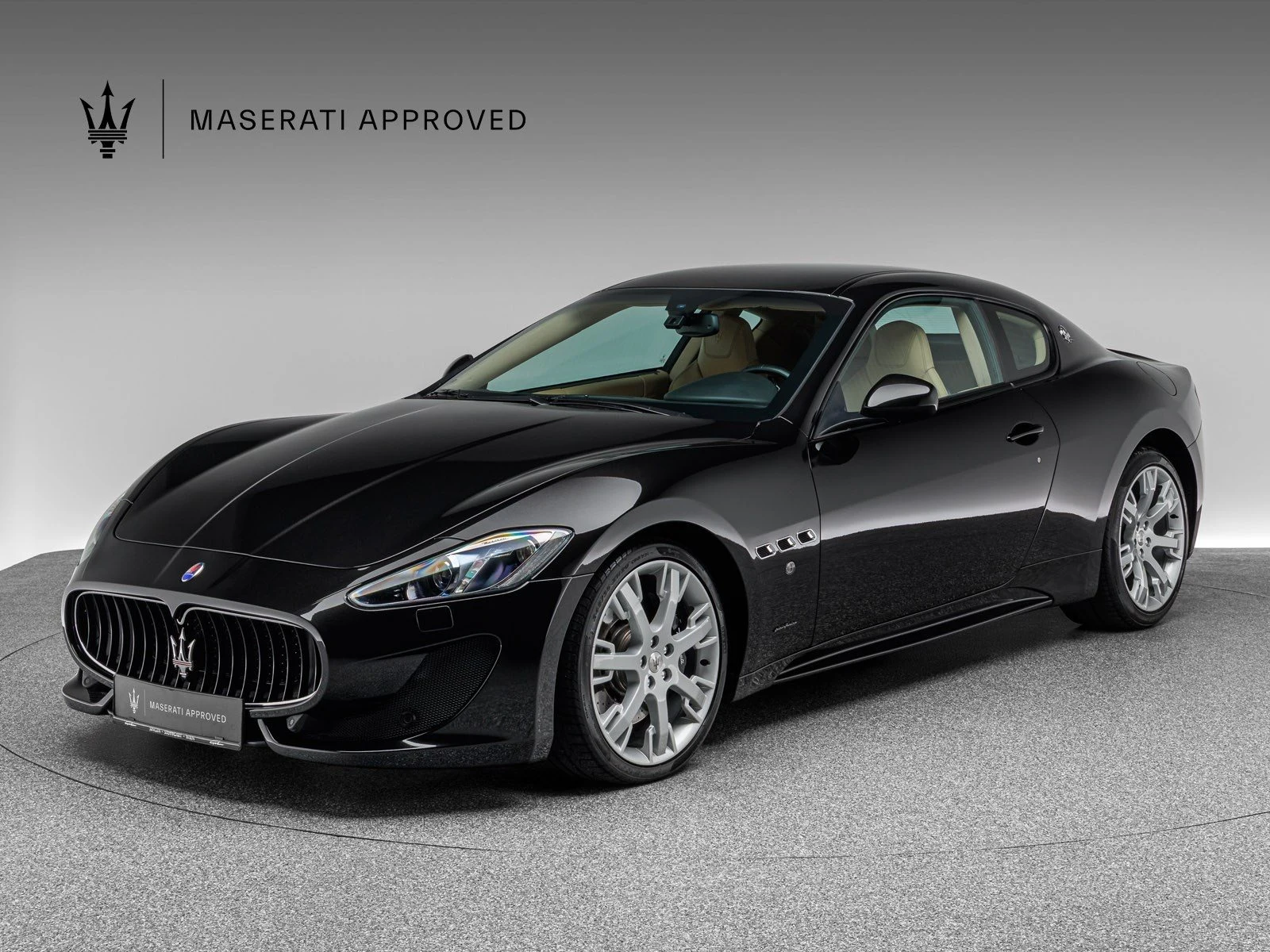 Maserati GranTurismo Sport, full-car front three-quarter view.