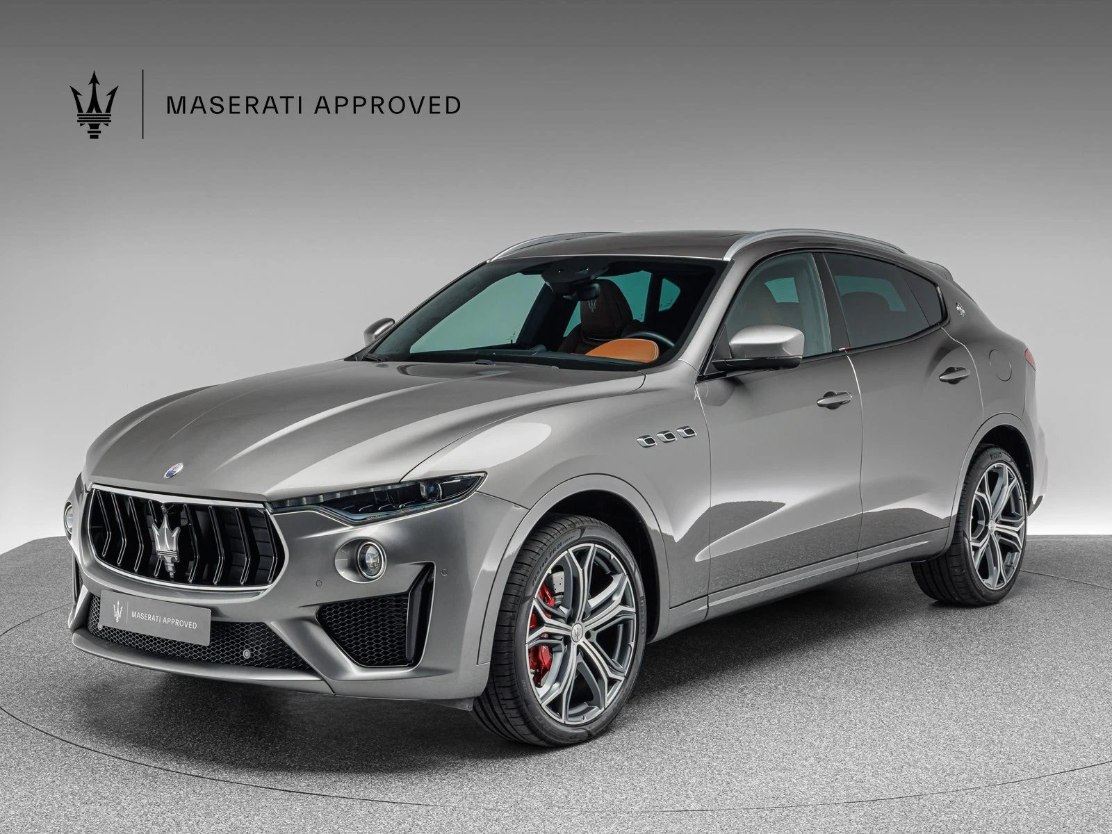 Maserati Levante GTS, full-car front three-quarter view.
