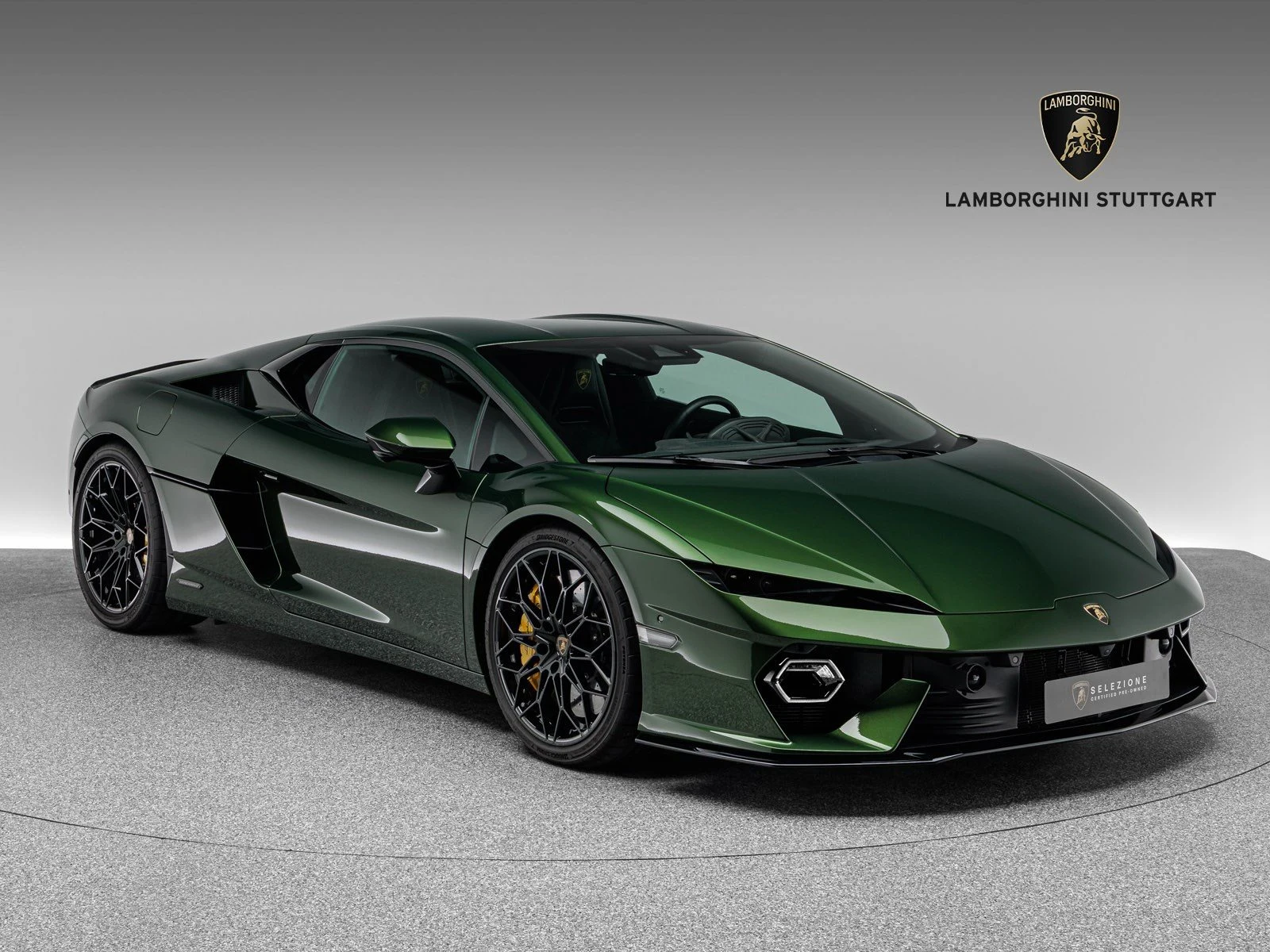 Lamborghini Temerario, full-car front three-quarter view.