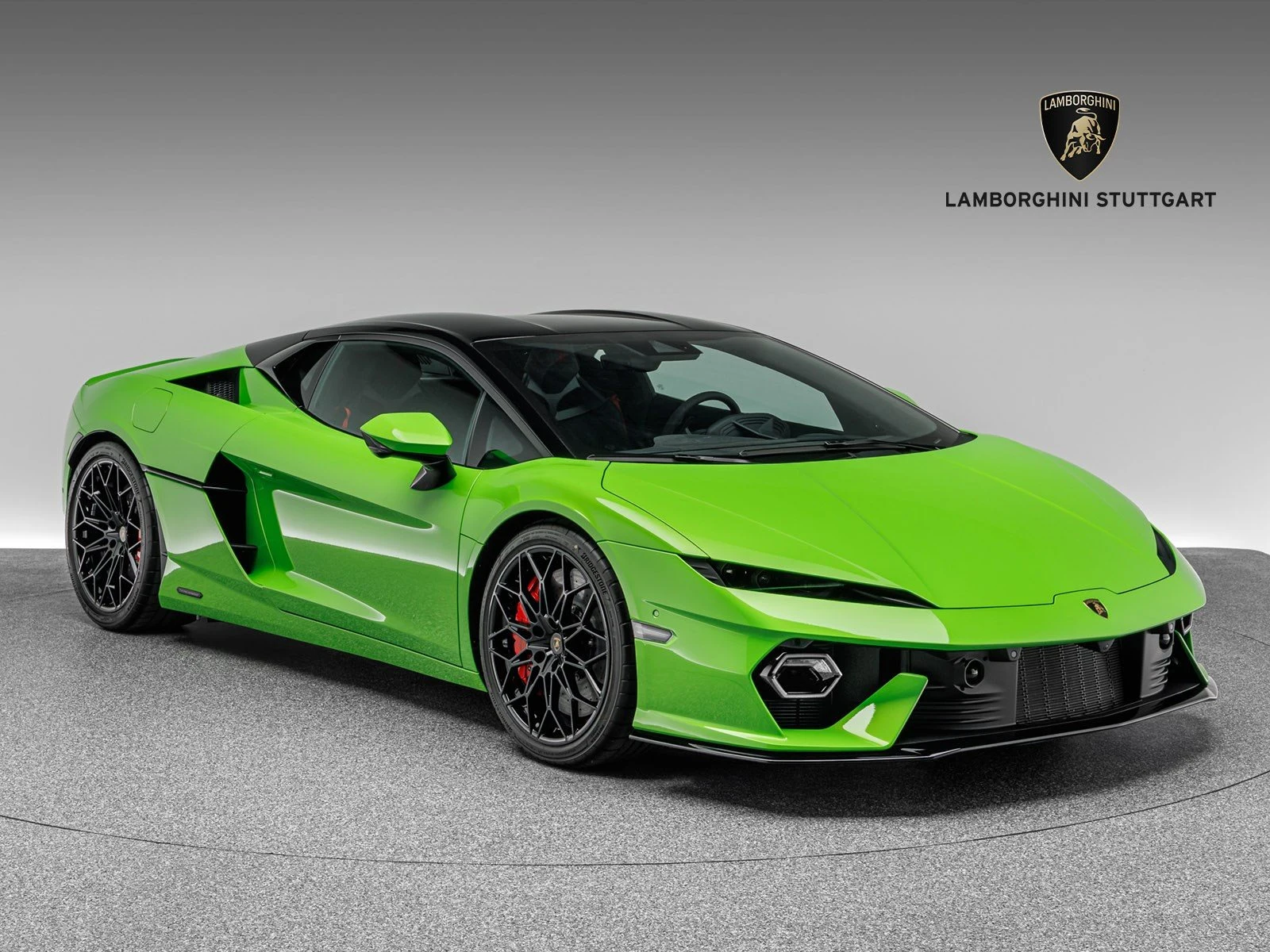 Lamborghini Temerario, full-car front three-quarter view.