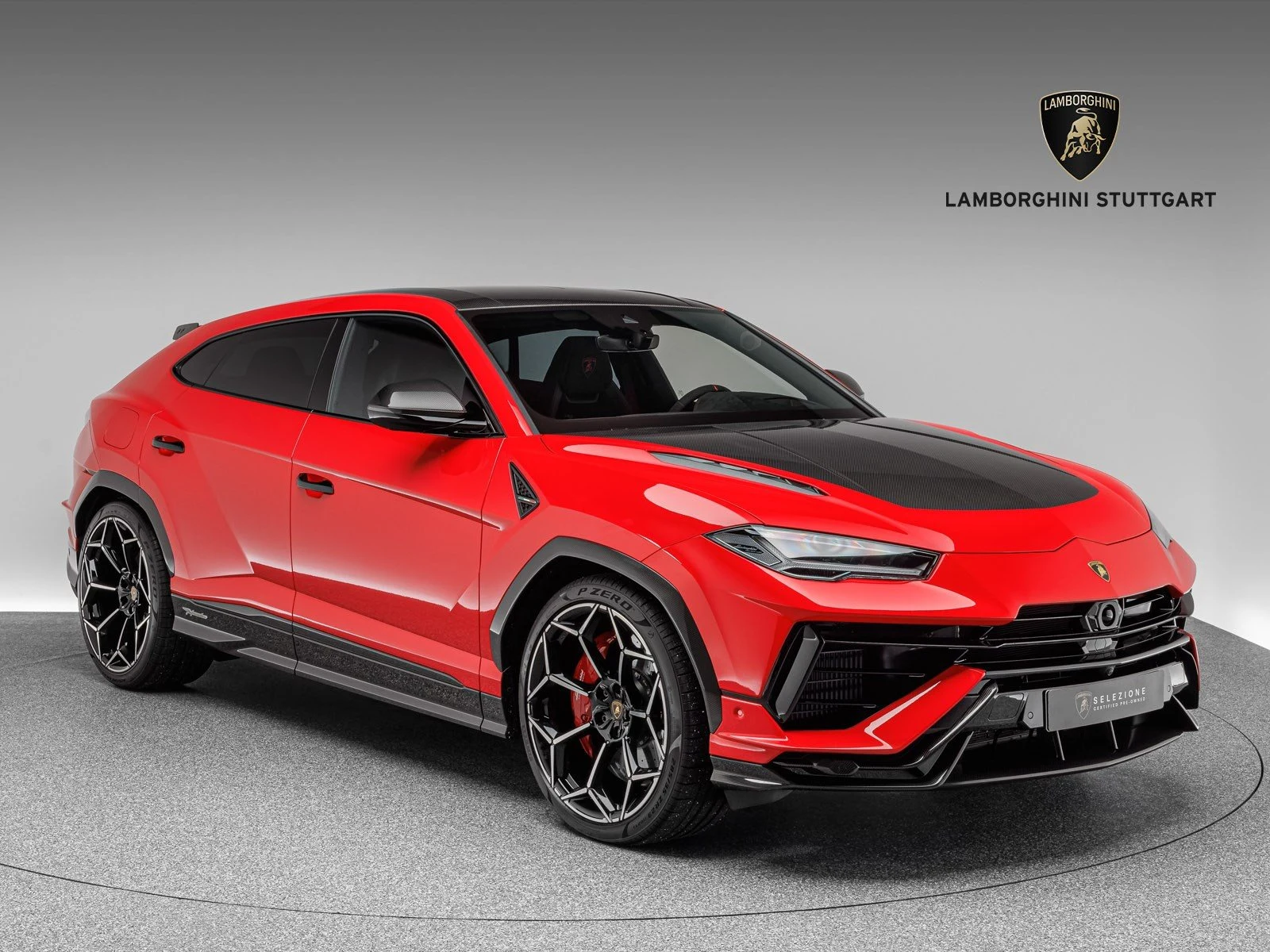 Lamborghini Urus Performante, full-car front three-quarter view.