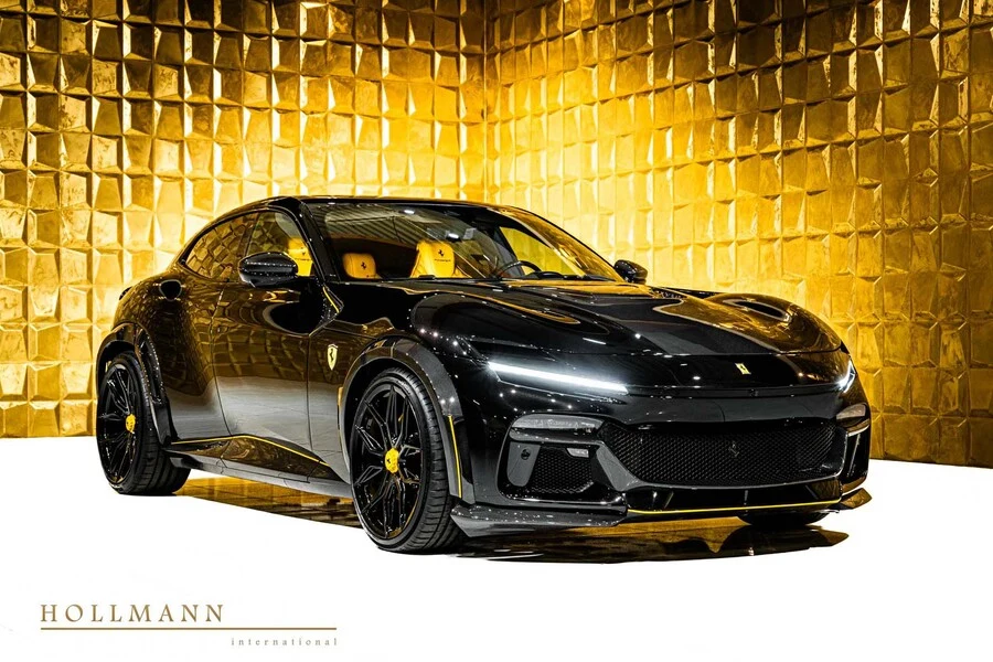 Ferrari Purosangue NOVITEC, front three-quarter view.