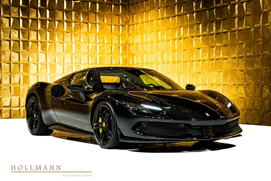 Ferrari 296 GTB, front three-quarter view.