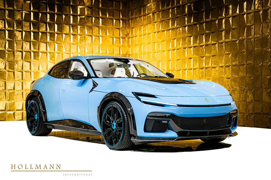 Ferrari Purosangue NOVITEC, front three-quarter view.