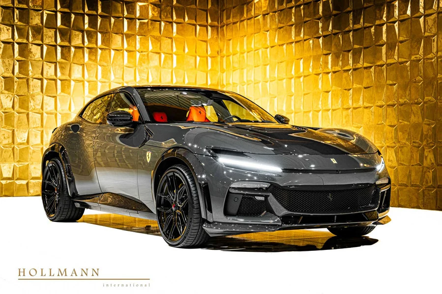 Ferrari Purosangue NOVITEC, front three-quarter view.