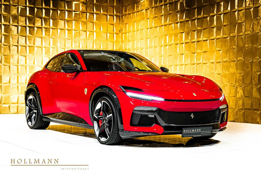 Ferrari Purosangue, front three-quarter view.