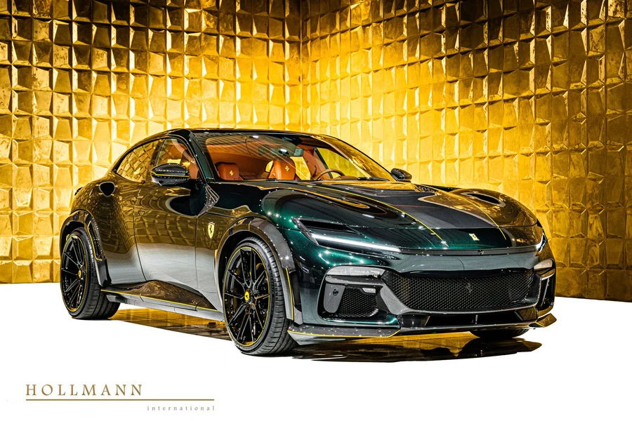 Ferrari Purosangue NOVITEC, front three-quarter view.