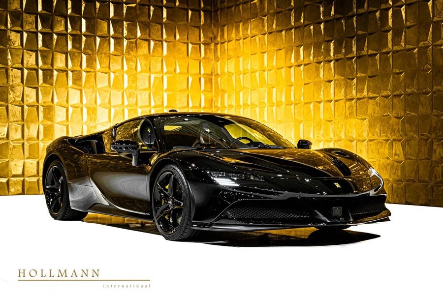 Ferrari SF90 Stradale, front three-quarter view.