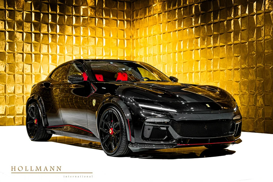 Ferrari Purosangue NOVITEC, front three-quarter view.
