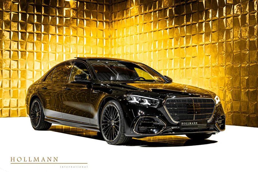 Mercedes-Benz S 580 4MATIC L, front three-quarter view.