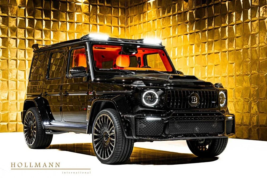 Mercedes-Benz G 63 AMG BRABUS 800, front three-quarter view.