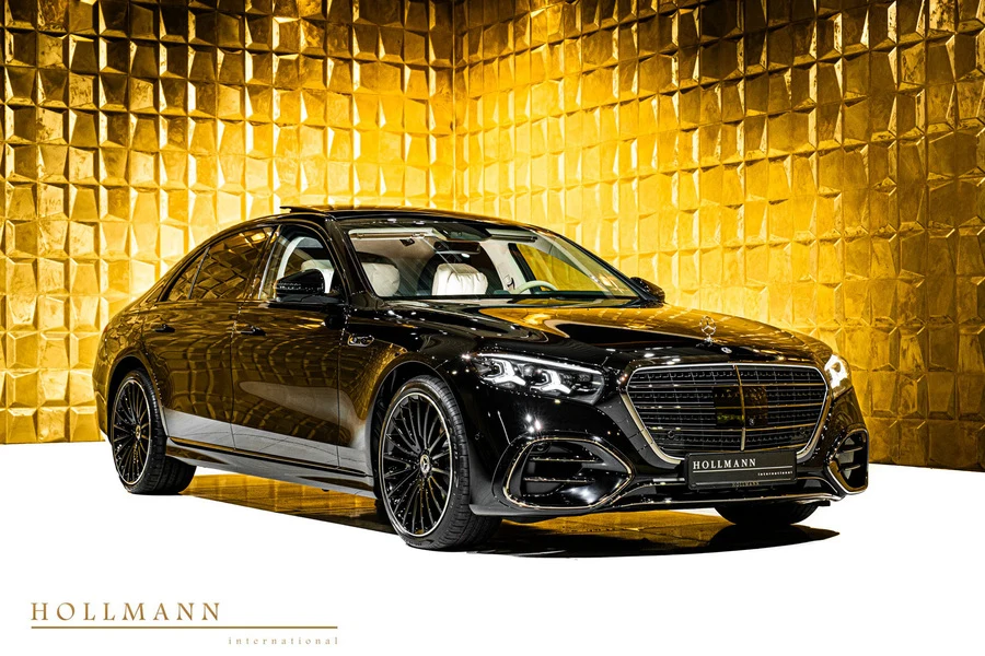 Mercedes-Benz S 580 4MATIC L, front three-quarter view.