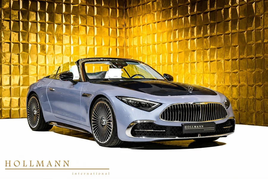 Mercedes-Benz SL 680 Maybach Monogram Series, front three-quarter view.