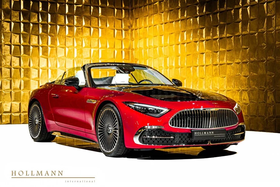 Mercedes-Benz SL 680 Maybach Monogram Series, front three-quarter view.