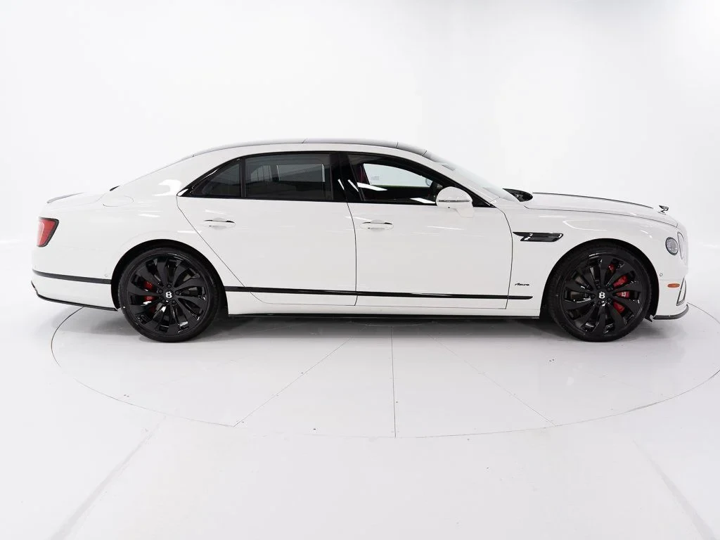 2026 Bentley Flying Spur Azure, side profile, Glacier White