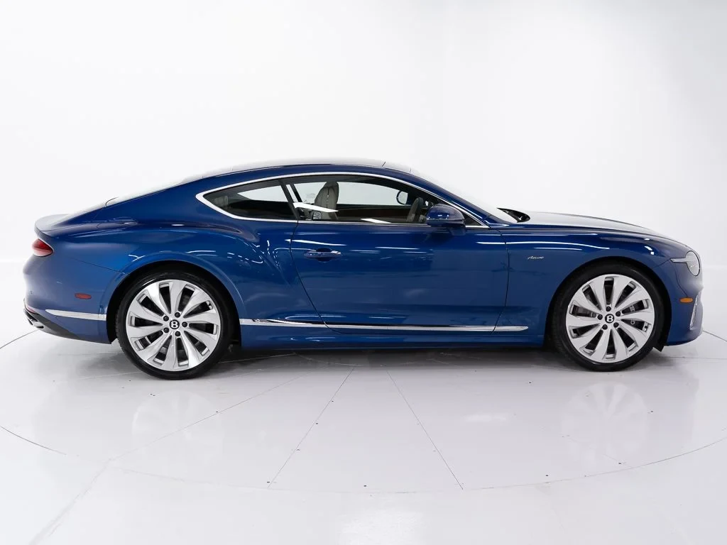 2026 Bentley Continental GT Azure, side profile, Moroccan Blue