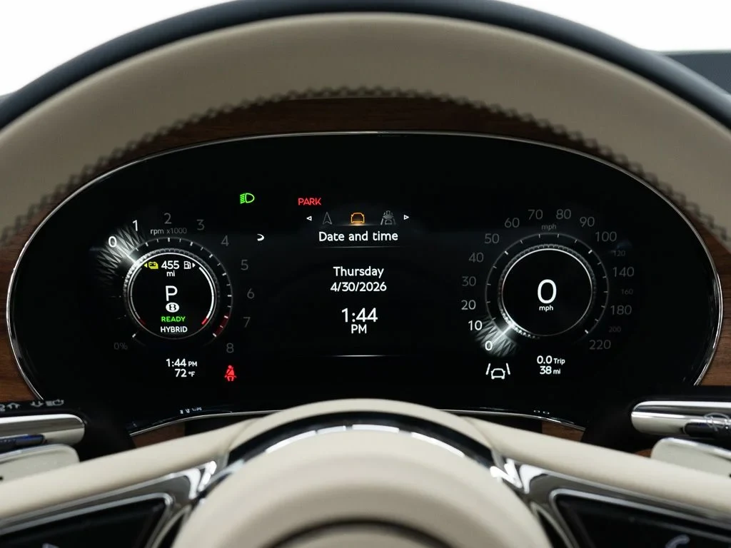 2026 Bentley Continental GT Azure interior, Linen / Imperial Blue