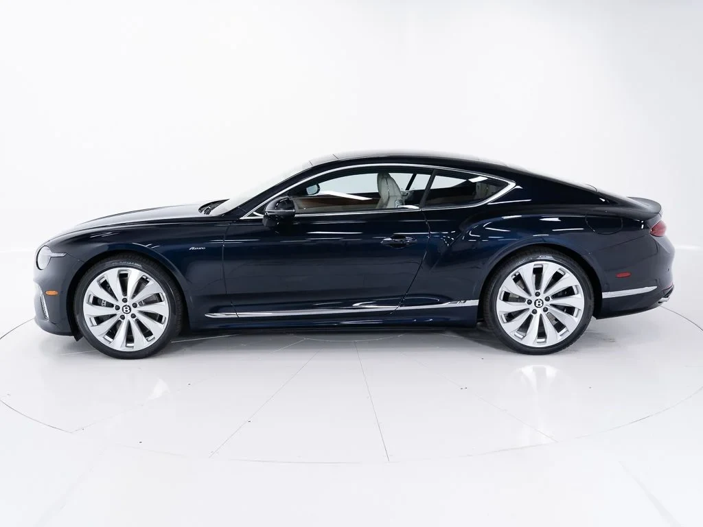 2026 Bentley Continental GT Azure, side profile, Dark Sapphire