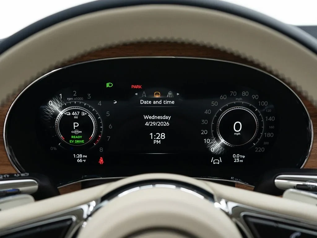 2026 Bentley Continental GT Azure interior, Linen / Imperial Blue