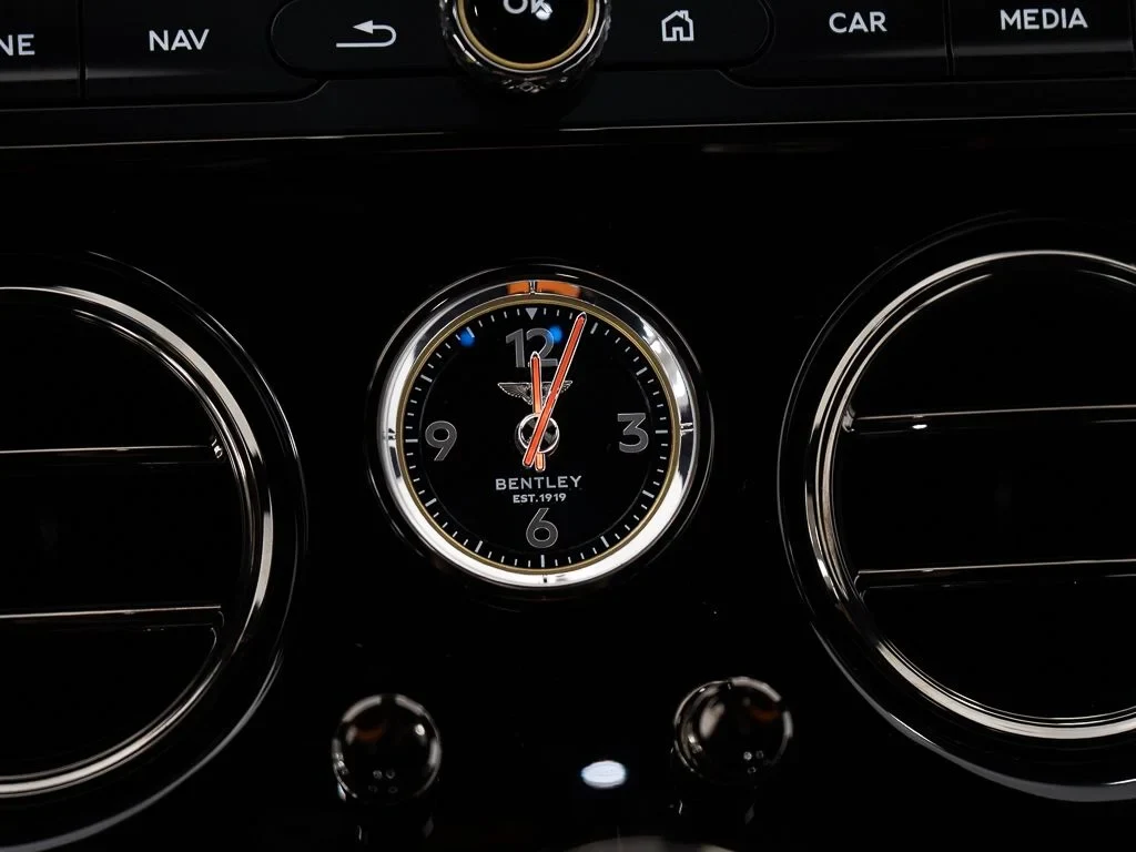 2026 Bentley Continental GT S interior, Imperial Blue / Mandarin - by Mulliner