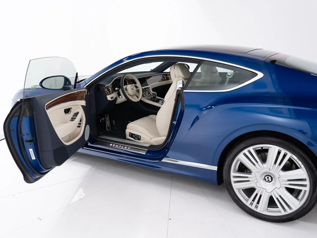 2026 Bentley Continental GT Azure for sale, exterior, Sequin Blue - by Mulliner