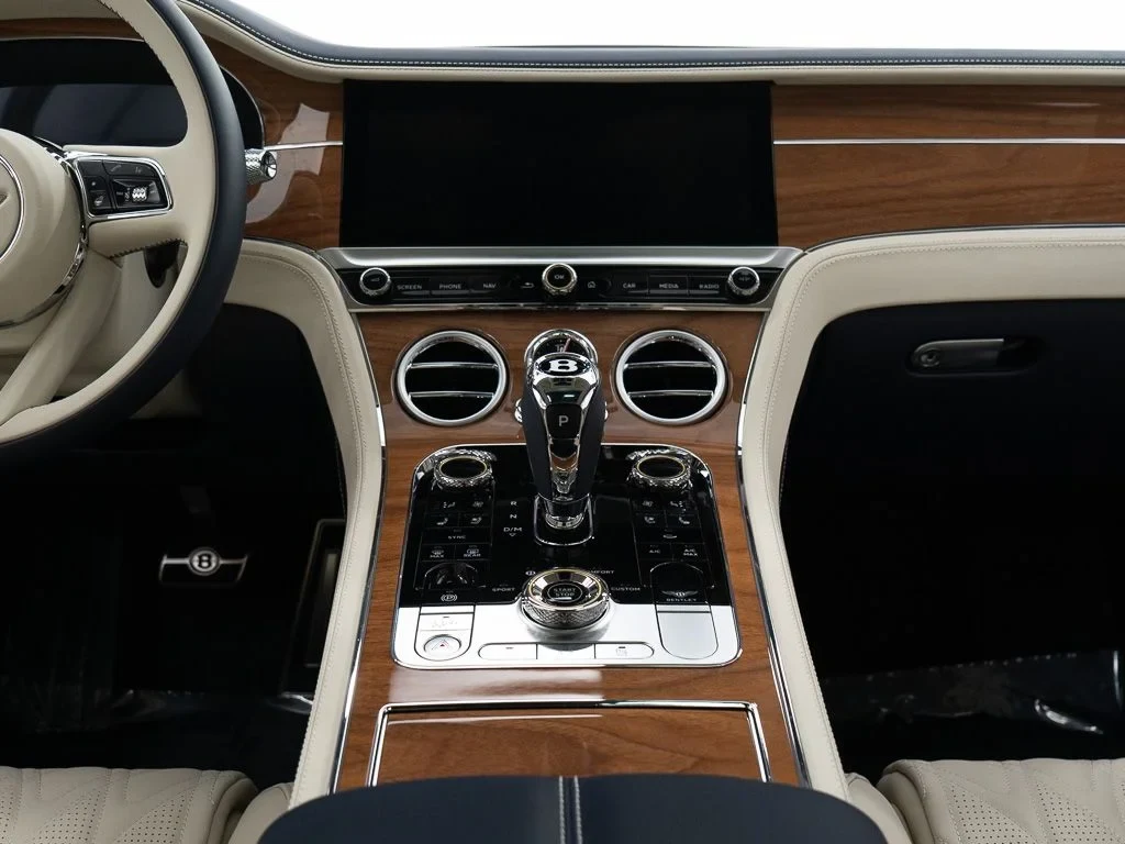 2026 Bentley Continental GT Azure interior, Linen / Imperial Blue
