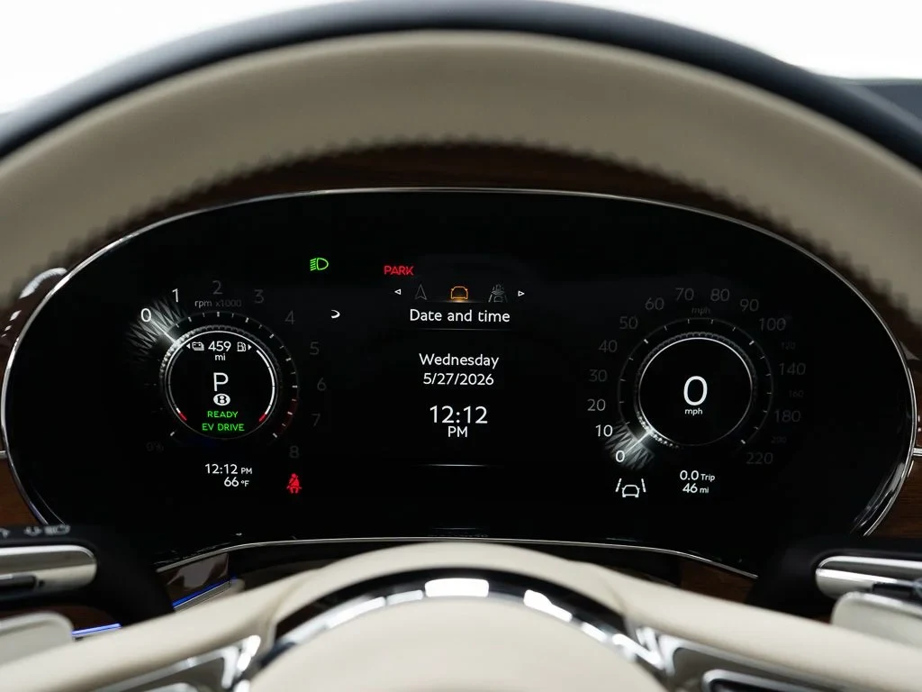 2026 Bentley Continental GT Azure interior, Linen / Imperial Blue