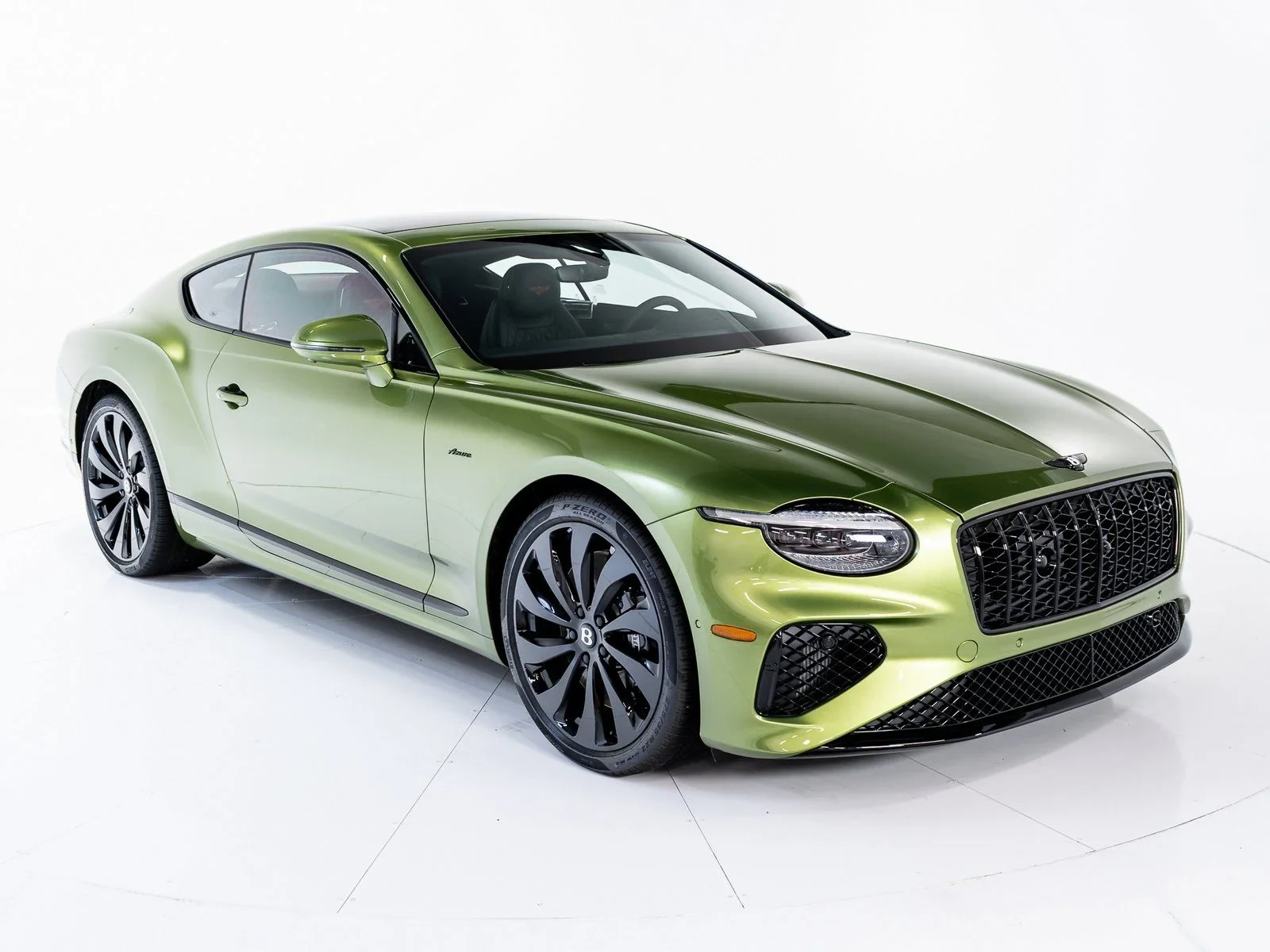 2026 Bentley Continental GT Azure for sale, front three-quarter view, Tourmaline Green - by Mulliner