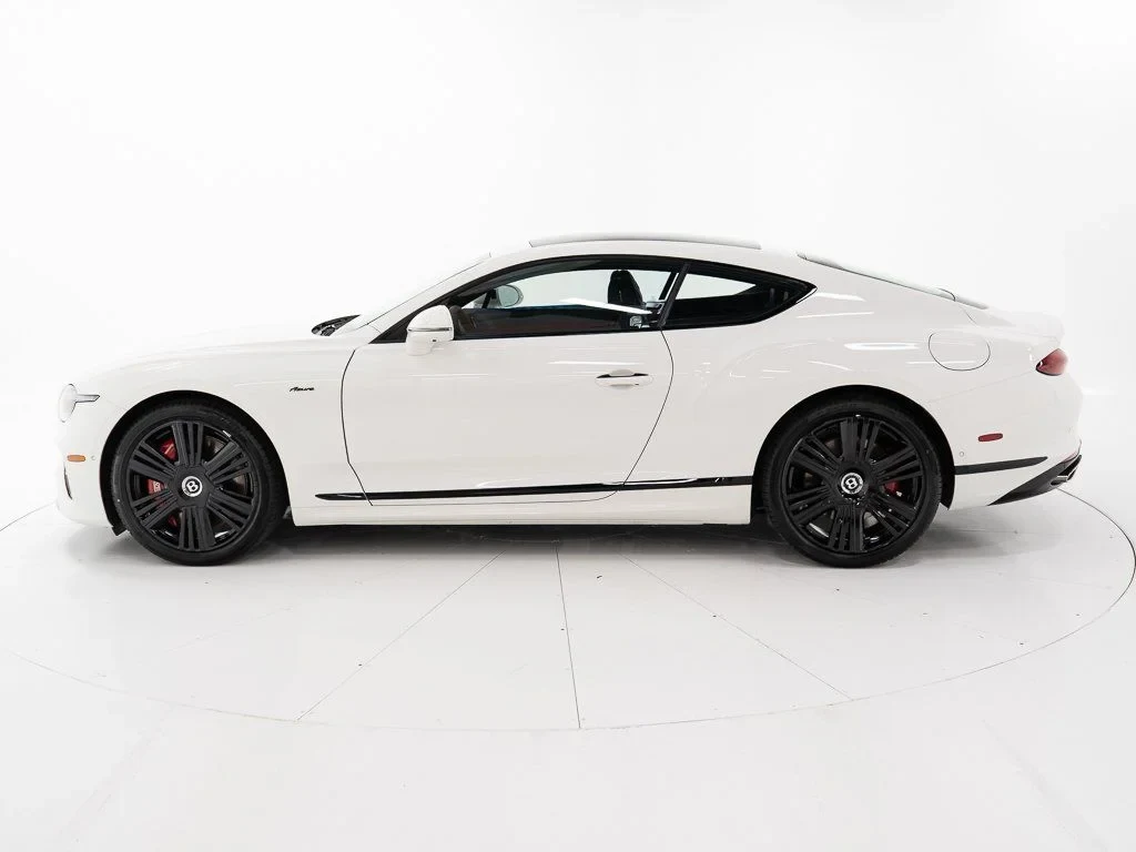 2026 Bentley Continental GT Azure, side profile, Glacier White