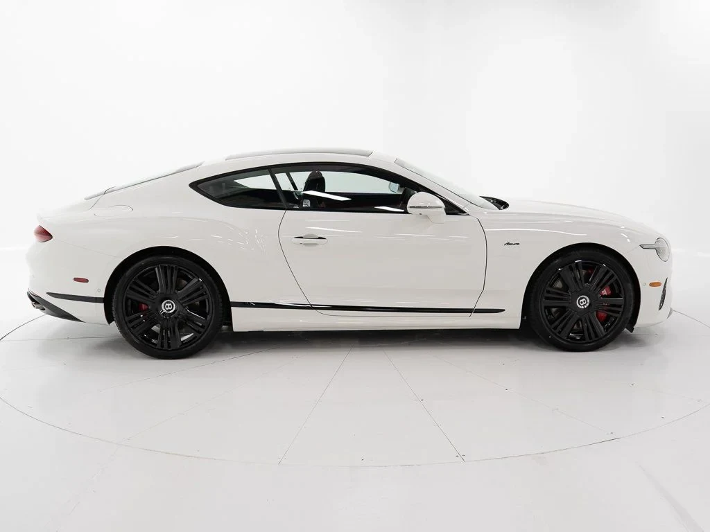 2026 Bentley Continental GT Azure, side profile, Glacier White