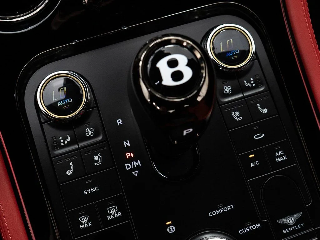 2026 Bentley Continental GT Azure interior, center console, Hotspur / Beluga