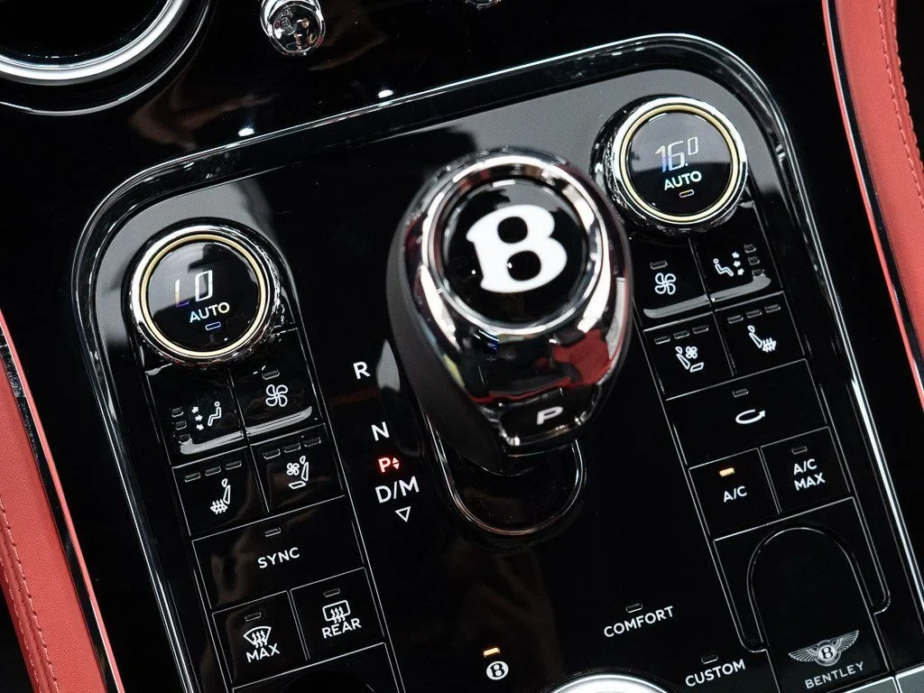 2026 Bentley Continental GT Azure interior, center console, Hotspur/Beluga