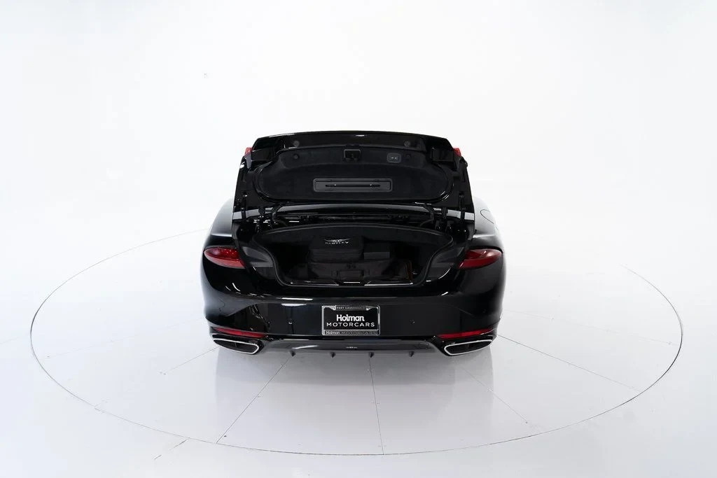 2026 Bentley Continental GTC Azure, rear three-quarter view, Beluga