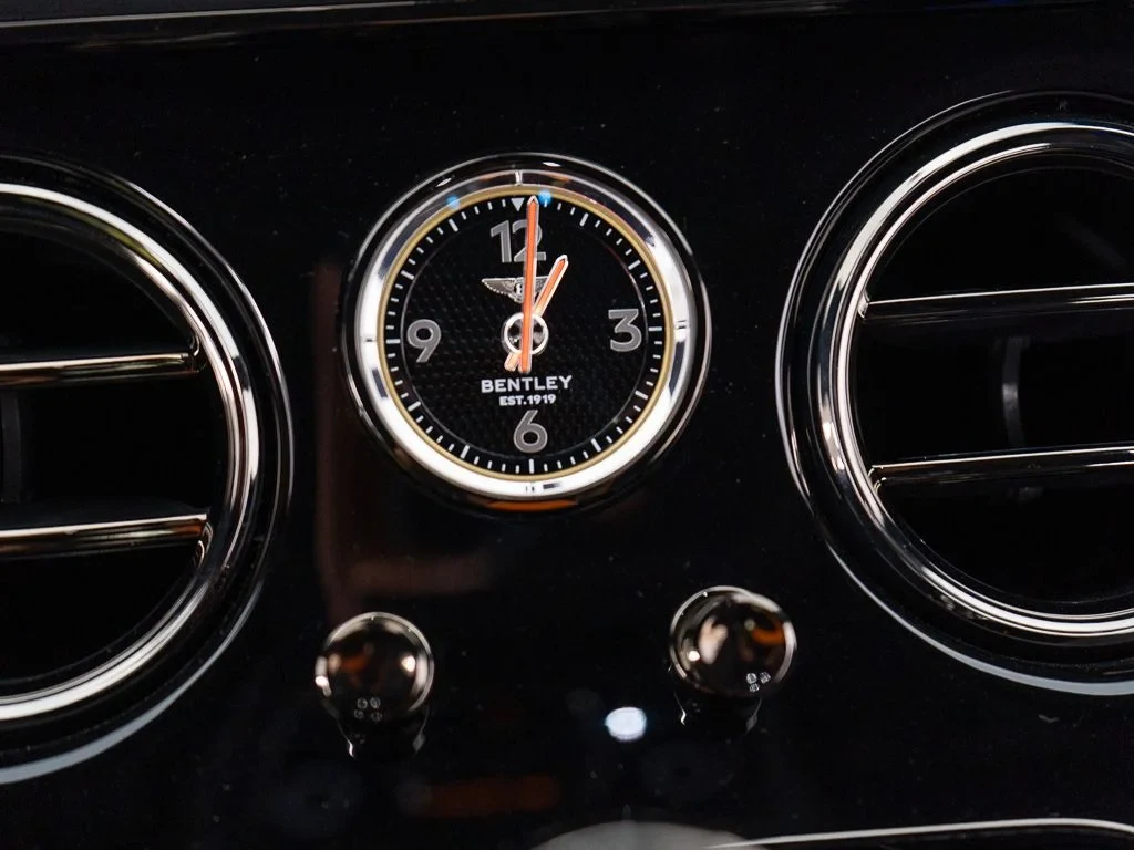 2026 Bentley Continental GTC S interior, Beluga / Mandarin - by Mulliner
